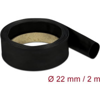 Delock Heat Shrink Tube 2 m x 22 mm black