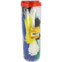 Delock Cable tie assortment box 600 pieces assorted colours