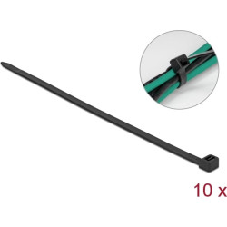 Delock Cable Ties L 920 x W 9 mm 10 pieces black