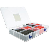 Delock Heat shrink tube assortment box red / black 520 pieces