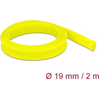 Delock Braided Sleeve stretchable 2 m x 19 mm yellow