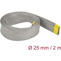 Delock Braided sleeve for EMC shielding stretchable 2 m x 25 mm