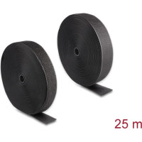 Delock Heavy-duty Hook-and-Loop tape L 25 m x W 50 mm black