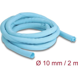 Delock Woven Sleeve self-closing heat-resistant 2 m x 10 mm blue