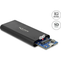 Delock External Enclosure for M.2 NVMe PCIe SSD with SuperSpeed USB 10 Gbps (USB 3.1 Gen 2) USB Type-C™ female