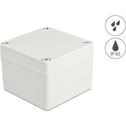 Delock Installation Housing IP65 waterproof 100 x 100 x 75 mm grey