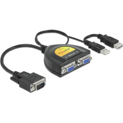 Delock 2 Port VGA Data Splitter 450 MHz