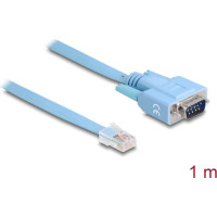 Delock Adapter RS-232 DB9 male to 1 x Serial RS-232 RJ45 male 1 m