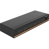 Delock USB 2.0 to 12 Port Serial RS-232 Hub with surge protection and extended temperature range