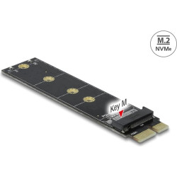 Delock PCI Express x1 to M.2 Key M Adapter