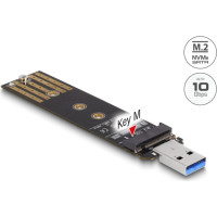 Delock Combo Converter for M.2 NVMe PCIe or SATA SSD with USB 3.2 Gen 2