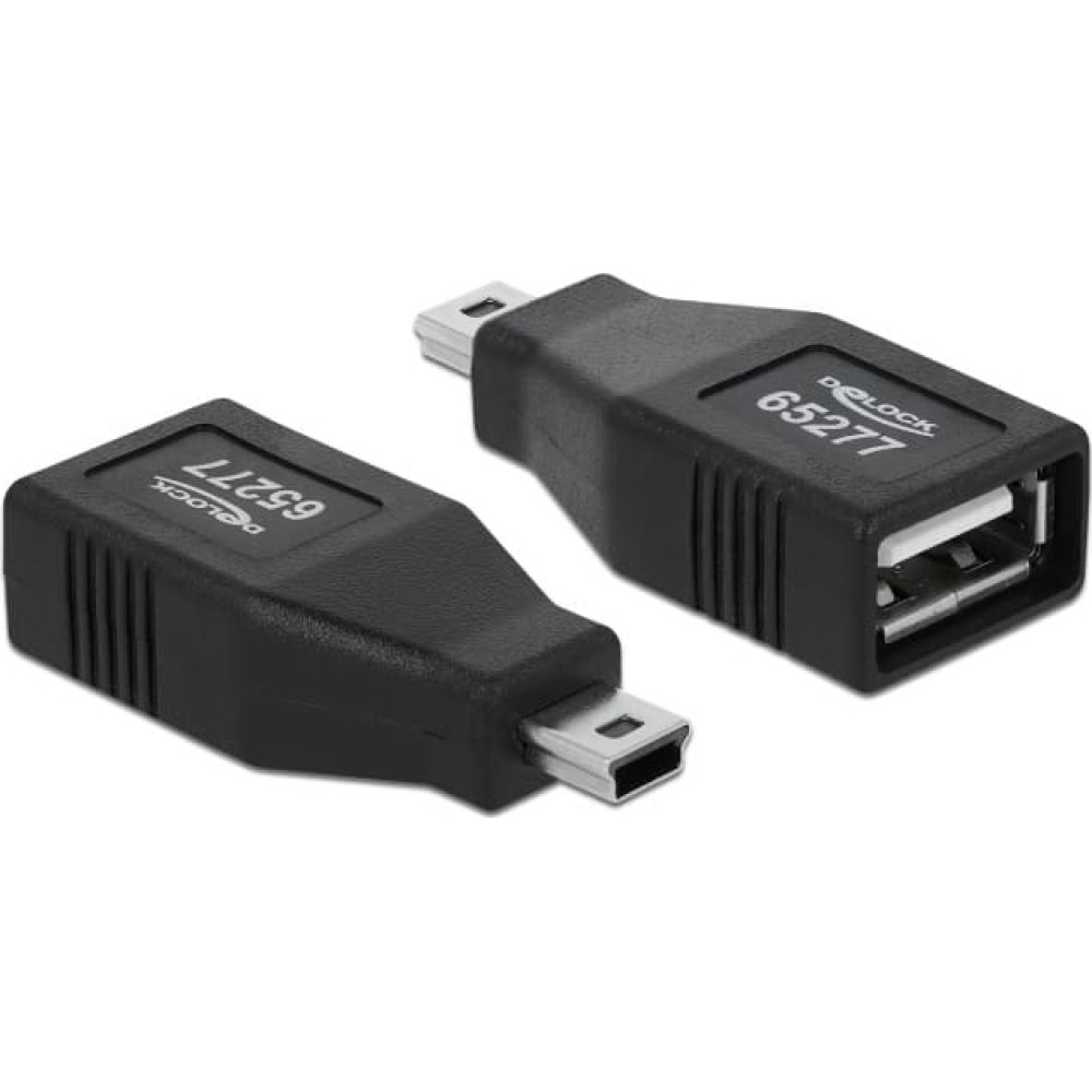 Delock Adapter USB 2.0-A female  mini USB male