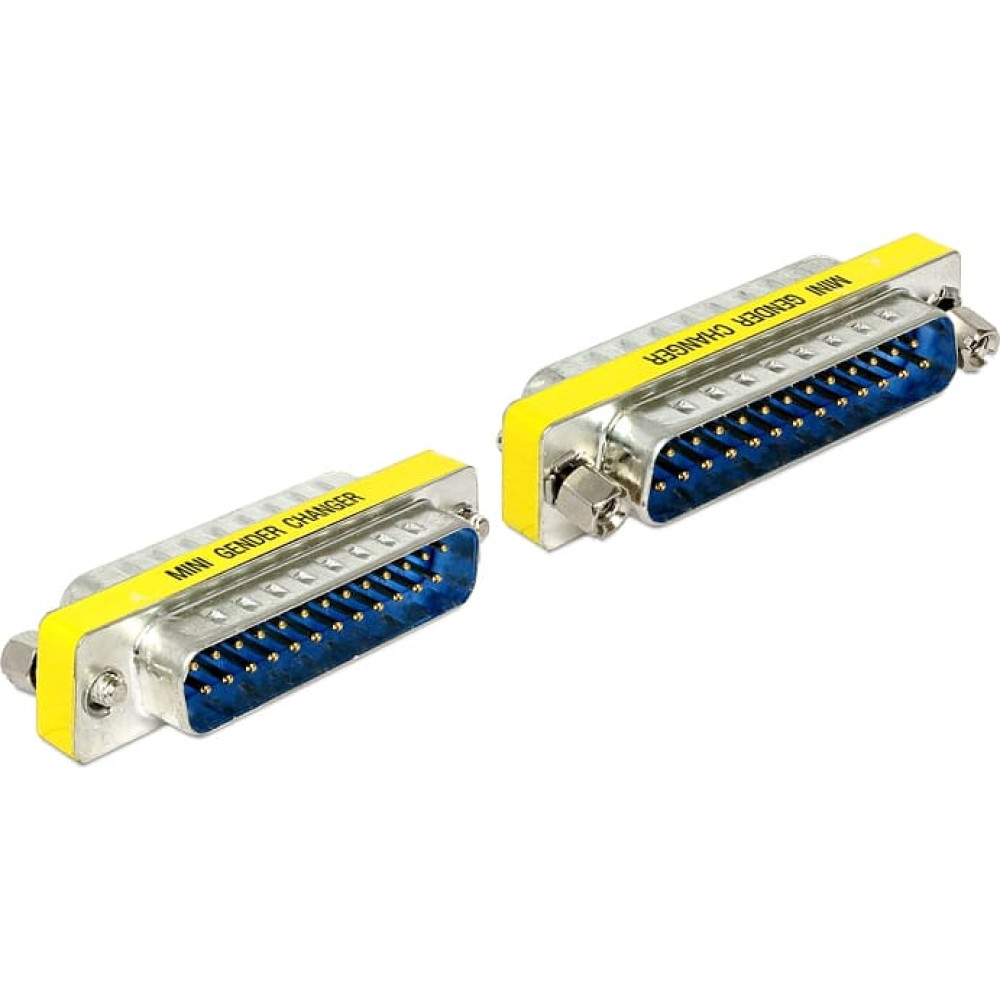 Delock D-Sub 25 pin male > male Gender Changer
