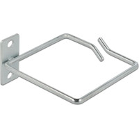 Delock Cable bracket 80 x 80 mm with laterally offset mounting plate metal