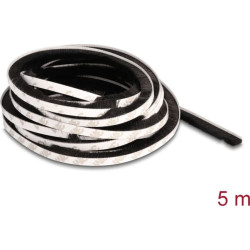 Delock Brush Strip self-adhesive 10 mm - length 5 m black