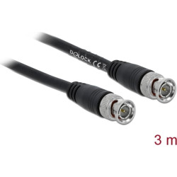 Delock Cable BNC male to BNC male 3 m