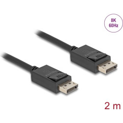 Delock DisplayPort cable 16K 30 Hz / 8K 60 Hz 40 Gbps 2 m