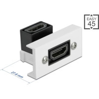 Delock Easy 45 HDMI Module angled 90° 22.5 x 45 mm