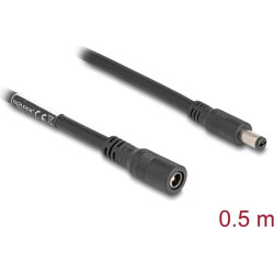 Delock Cable DC Extension 5.5 x 2.1 mm male  female