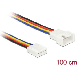 Delock Extension Cable PWM Fan Connection 4 Pin 100 cm