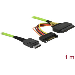 Delock Cable OCuLink PCIe SFF-8611 to U.2 SFF-8639 1 m