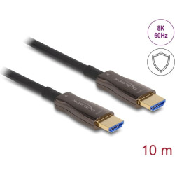 Delock Active Optical HDMI Cable with metal armouring 8K 60 Hz 10 m