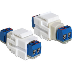 Delock Keystone module terminalblock  terminalblock