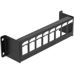 Delock Keystone Mounting Panel 8 Port surface mount
