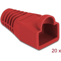 Delock Strain relief for RJ45 plug red 20 pieces