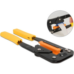 Delock Crimping Tool for insulation displacement connectors with adapter set