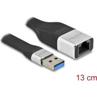 Delock FPC Flat Ribbon Cable USB Type-A to Gigabit LAN 10/100/1000 Mbps 13 cm
