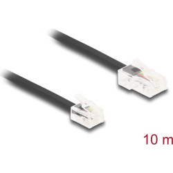 Delock Telephone Cable RJ45 plug to RJ11 plug black 10 m