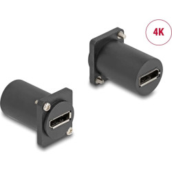 Delock D-Type Module DisplayPort female to female 4K black