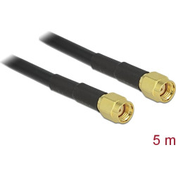 Delock Antenna cable RP-SMA plug  RP-SMA plug LMR195 5 m