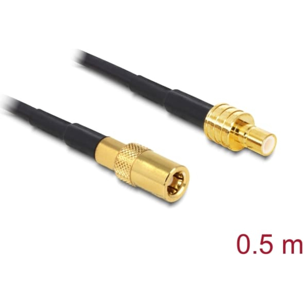 Delock Antenna Cable SMB Plug > SMB Jack RG-174 0.5 m