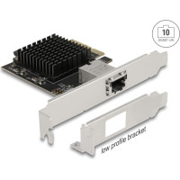 Delock PCI Express x4 Card 1 x RJ45 10 Gigabit LAN AQC107