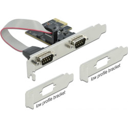 Delock PCI Express x1 Card to 2 x Serial RS-232