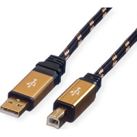 ROLINE GOLD USB 2.0 Cable, Type A-B 4.5 m