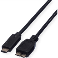 ROLINE USB 3.1 Cable, C-Micro B, M/M 1m