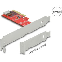 Delock PCI Express x4 Card to 1 x internal OCuLink SFF-8612 - Low Profile Form Factor