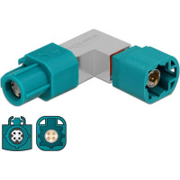 Delock Adapter HSD Z female to HSD Z male angled