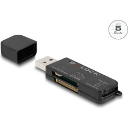 Delock SuperSpeed USB Card Reader for SD / Micro SD / MS memory cards