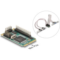 Delock Mini PCIe I/O PCIe full size 2 x Serial RS-232, 1 x Parallel