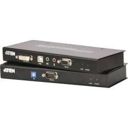 Aten CE600 KVM Extender DVI, USB, Audio, RS232, 60m