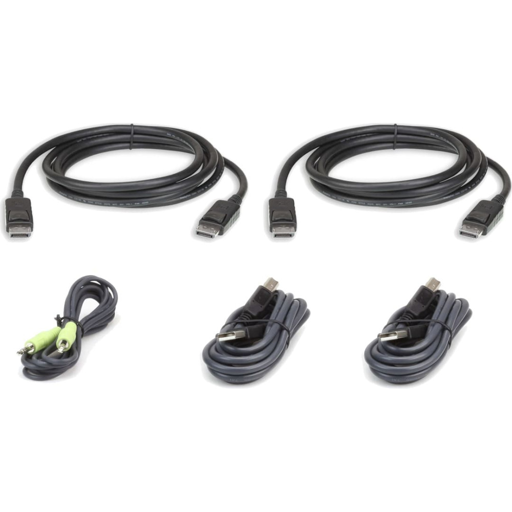 Aten 2L-7D03UDPX5 USB DisplayPort Dual Display Secure KVM Kabel Set