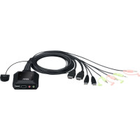 Aten CS22H KVM Cable KVM Switches CS22H Search Product or keyword 2-Port USB 4K HDMI Cable KVM Switch with Remote Port Selector
