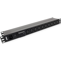 Aten PE0218SG 1U 16A 18-Port Basic PDU mit Überspannungsschutz