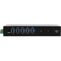 Exsys EX-12297HMS 7 Port USB 3.2 Gen 2x1 Metall HUB, mit 2x USB-C und 5x USB-A 3.2 Gen 1 Ports