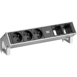 Bachmann DESK2 3xUTE 35° 2xCM current 0.2m GST18 Inox painted