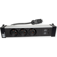 Bachmann POWER FRAME M 3xUTE 1xUSB A&C 22W 0.2m GST18